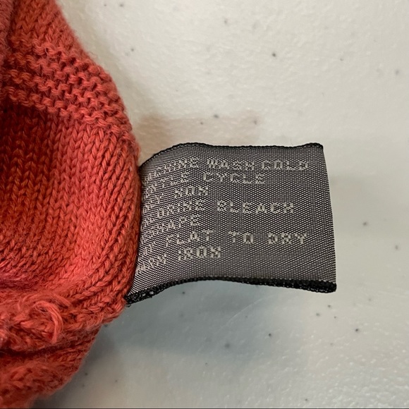 Talbots Men Pima Cotton XL Golf Sweater Vest in Burnt Orange Color - Picture 4 of 4